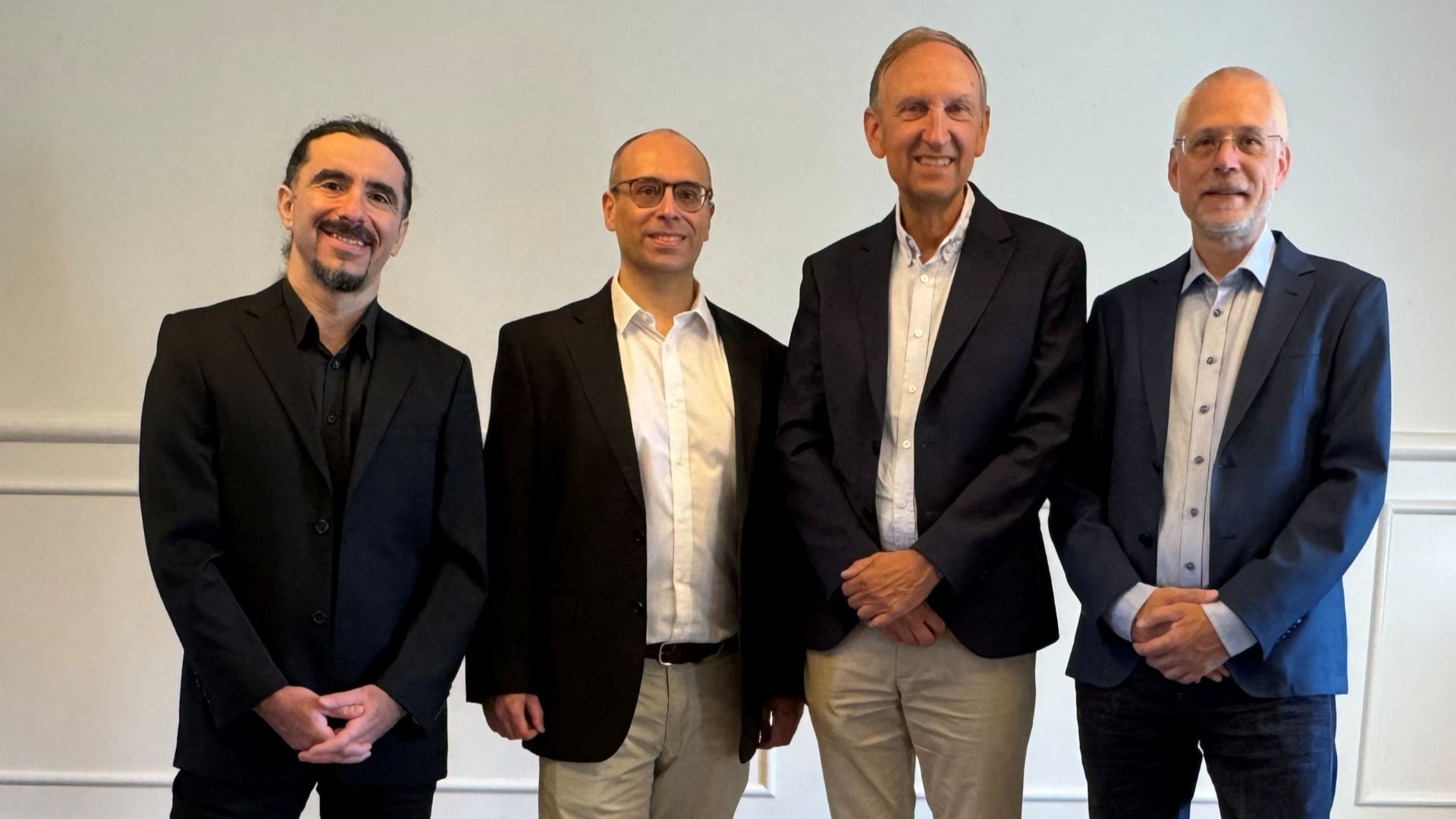 From left: Caglar Ataman, Miguel Ballester, Andreas Kjær, and Peter E. Andersen